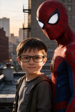 With Cartoon Heroes — example 6